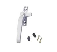 ALCXAZS Maniglia per finestra Hardware per la casa Leva Maniglie di chiusura a battente Comodità Soggiorno Accessori per la casa antiruggine grigi, Sinistra Bianca