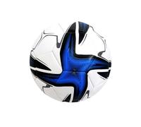 ALCXAZS Pallone da calcio con pannelli cuciti a macchina per un'eccezionale camera d'aria in gomma per un eccezionale allenamento di ritenzione dell'aria, blu