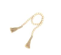 ALCXAZS Perline di legno da appendere, nappa in macramè, ornamenti unici da appendere alla parete, per camera letto, soggiorno, decorazioni parete sicure e atossiche, stile fattoria, stile boho.