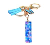 ALCXAZS Portachiavi classici e senza tempo con stile semplice e peso leggero per regali e amici Portachiavi con alfabeto portatile, IO