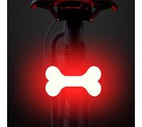 ALCXAZS Potente fanale Posteriore per Bici USB Ricaricabile Rimani visibile sulla Bici Luce Posteriore per PC Fanale per Luce per, Osso