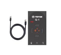 ALCXAZS Scheda audio stereo USB portatile a 1 canale esterna con adattatore audio plug and play cablato per un utilizzo efficiente su PC e laptop. Driver gratuito per scheda