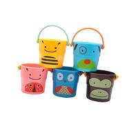 ALCXAZS Secchiello per il bagnetto e la doccia per neonati, mini tazze, giocattoli acquatici coinvolgenti, bambini piccoli, bambine e bambini, divertimento interattivo in bagno, più felici] Il set di