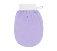 ALCXAZS Semplifica la tua routine di cura della pelle con il nostro guanto detergente ed esfoliante 2 in 1 per adulti Rimuovi il guanto per la pulizia della pelle morta, Viola