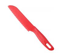 ALCXAZS Set da cucina per bambini in vera plastica Bellissimi utensili da cucina Set per bambini per torta alla frutta Bordi seghettati Versatile, rosso