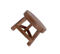 ALCXAZS Sgabelli Bassi in Legno Piccolo Supporto per Piante a Forma Rotonda Cambia Scarpe Sgabello Decorazione per la casa Portavaso Scaffale Ingresso