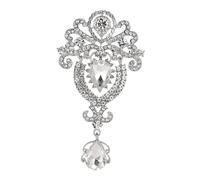 ALCXAZS Splendida spilla con strass Abito per la madre della sposa Goditi l'eleganza e lo stile in occasione di matrimoni o eventi speciali Spille di temperamento per uomini donne damigelle d'onore