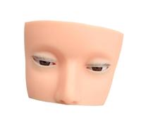 ALCXAZS Testa di manichino per ciglia finte, elemento essenziale per padroneggiare le tecniche e le pratiche di extension per ciglia. Testa manichino per per principianti. Extension per