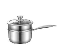 ALCXAZS Vaporiera rivestita in acciaio inossidabile di qualità con cassetto addensato e struttura cava per rimanere fresca durante il riscaldamento