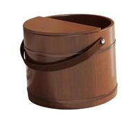 ALCXAZS Vasca per piedi in legno, vasca per piedi, da bagno, per lavare i e ringiovanire le gambe stanche dopo una lunga giornata, per pedicure in legno, da bagno ammollo