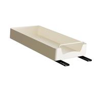 ALCXAZS Versatile organizer estraibile per dispensa, efficace per la gestione dello spazio in cucina e nei locali di servizio. Il ripiano estraibile per dispensa è facile da, Bianco, 20 centimetri