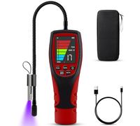 ALD-200 PRO pompa riscaldata rilevatore di perdite di refrigerante per pompe di calore, HVAC con LED UV, sniffer freon, rilevatore di perdite di gas alogeni per auto R32 R454B R410A R22 R1234YF R600a