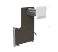 ALD-Set igroregolato per parete / La ZUWAH Alu-P Slim L-Form Plus di Aereco - 110164