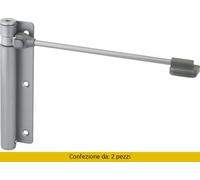 Aldeghi Luigi Set 2 Chiudiporta a Molla Ercole Sinistro 60 Kg Cromo Satinato