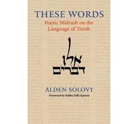 Alden Solovy These Words (Tascabile)