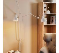 ALDEX Applique 814, orientabile, a 2 luci, bianco ALDEX