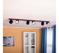 ALDEX Faretto da soffitto 1047PL_K, a 6 luci, nero ALDEX