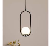 ALDEX Lampada a sospensione Dione, 1 luce, nero/bianco ALDEX