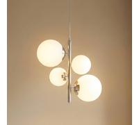 ALDEX Lampada a sospensione Dione, 4 luci, cromata ALDEX