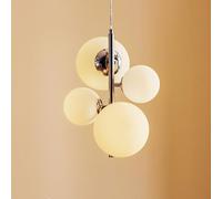 ALDEX Lampada a sospensione Dione, 4 luci, cromo ALDEX