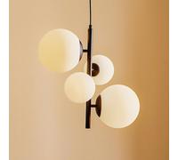 ALDEX Lampada a sospensione Dione, 4 luci, nero ALDEX