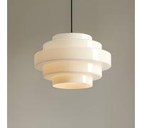 ALDEX Lampada a sospensione Filo, bianca, Ø 28 cm, vetro ALDEX