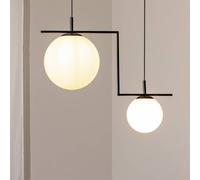 ALDEX Lampada a sospensione Zac, 2 luci, nero ALDEX