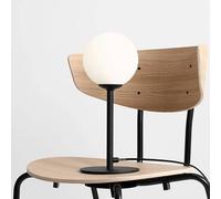 ALDEX Lampada da tavolo Joel, altezza 35 cm, bianco/nero ALDEX