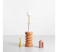 ALDEX Lampada da tavolo Joel, altezza 35 cm, giallo senape/bianco ALDEX