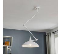 ALDEX Plafoniera 808 regolabile a 1 luce bianca ALDEX