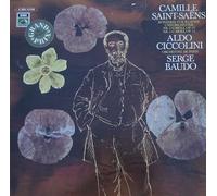 Aldo Ciccolini - Camille Saint-Saens. Konzert für Klavier und Orchester Nr. 2 und Nr. 4. Aldo Coccolini. Paris orchester. Vinyl LP.