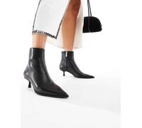 ALDO - Emmalie - Stivaletti neri in pelle con tacchetto a spillo-Nero 36