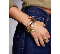 ALDO - Leafelle - Bracciale rigido dorato con design floreale appariscente-Oro No Size