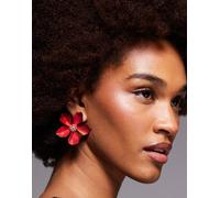 ALDO - Maflorra - Orecchini rossi a fiore-Rosso No Size
