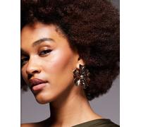 ALDO - Tahllia - Orecchini dorati a forma di fiore effetto colato-Oro No Size