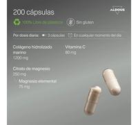 Aldous Collagene Pure Hydrolyzed With Magnesium And Vitamin C 200 Unità