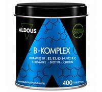 Aldous Compresse di Complesso di Vitamine B con Vitamina C 400 St
