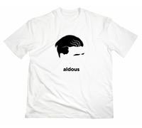 Aldous Huxley Ventilatore T-Shirt Autore Scrittore Brave Nuovo World Bella Mondo
