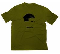 Aldous Huxley Ventilatore T-Shirt Autore Scrittore Brave Nuovo World Bella Mondo