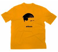 Aldous Huxley Ventilatore T-Shirt Autore Scrittore Brave Nuovo World Bella Mondo