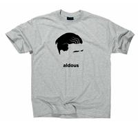 Aldous Huxley Ventilatore T-Shirt Autore Scrittore Brave Nuovo World Bella Mondo