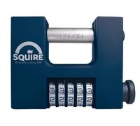 ALDRIDGE Squire HI-SEC CBW85BX Lucchetto a 5 ruote Combinazione in scatola, Bianco