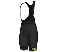 Pantaloncini Alé Corsa da uomo nero/giallo fluo (L)