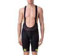 Alé Cycling Pantaloncini Corsa da uomo nero/giallo fluo XXL