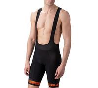SALOPETTE ALE STRADA BIBSHORTS GRAPHICS PRR NERO-ARANCIO FLUO 2XL - ALE_STRADABI