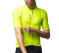 Ale Pragma Color Block Short Sleeve Jersey Giallo S Uomo Yellow Fluo