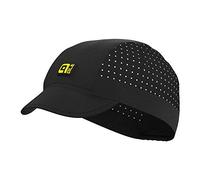 Alé - Berretto da Ciclismo Unisex con Sole, Taglia Unica, Colore: Nero, Nero, Etichettalia Unica