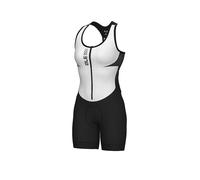 Body integrale Alé PRAGMA Color Block corto bianco nero donna - L