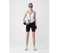 Body integrale Alé PRAGMA Color Block corto bianco nero donna - S