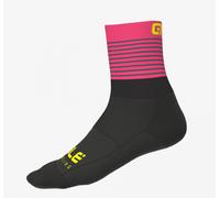 ALE' CALZE ESTIVE PIUMA NERO ROSA FLUO